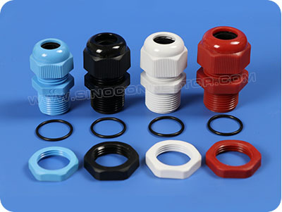 Dome Top Nylon Cable Glands (Long PG Thread)