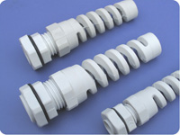 Polyamide Spiral Cord Connectors with Bend Protection (G Thread)