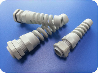 Nylon Cable Glands with Strain Relief Protection (Elongated PG Thread)