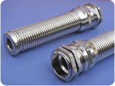 Metallic Spiral Strain Relief Cord Grips (NPT Taper Thread)