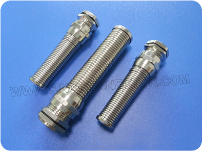 Bend and Flex Protecting Metal Cable Glands (G Thread)