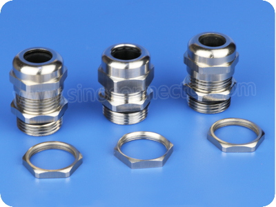 Stainless Steel Cable Gland Connector SUS304 / SUS316 / SUS316L (G Thread)