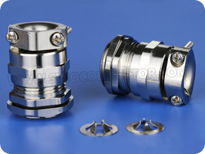 EMC Metal Cable Gland with Pullout Resistant Clamp (G Thread)