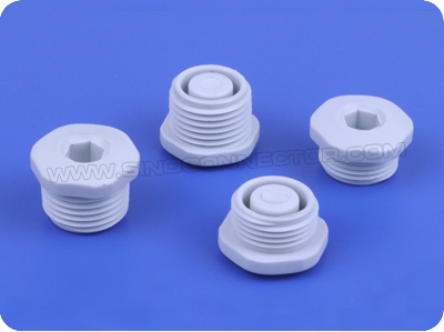 Plastic Threaded Hex Plugs (NPT Thread)